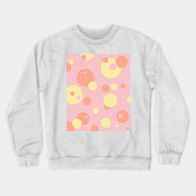 Bubbles - Spring Fashion Circles 2 Var 12 Crewneck Sweatshirt by Heatherian